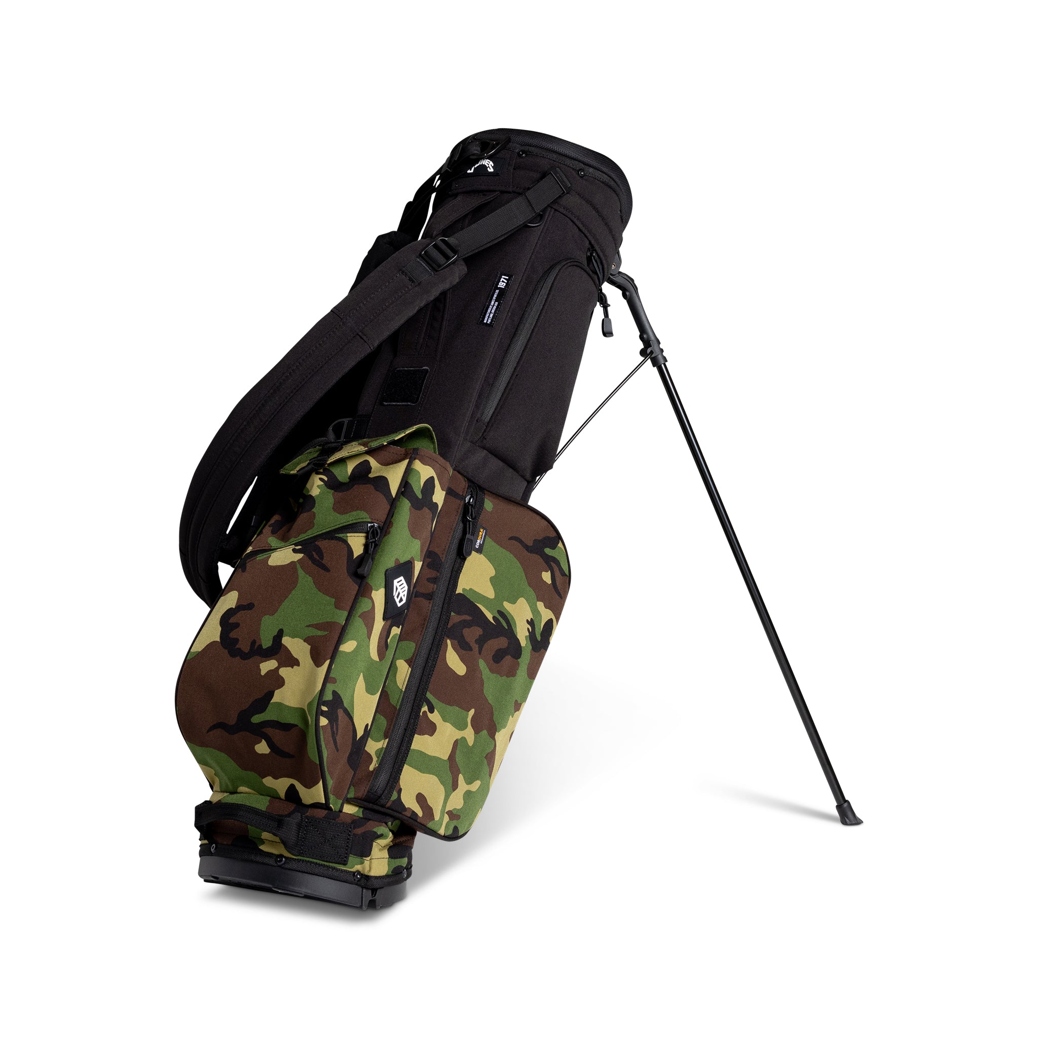 Rover Stand Bag - Black/Cordura Camo – Jones Golf Bags