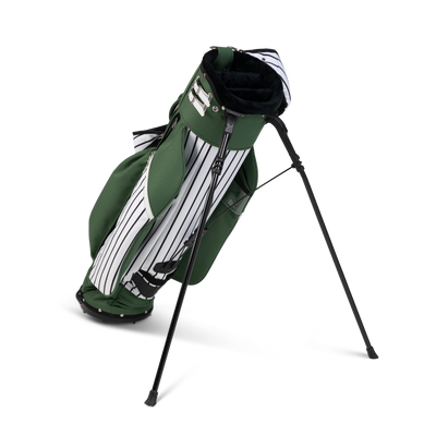 Classic Stand Bag - Green Pinstripe