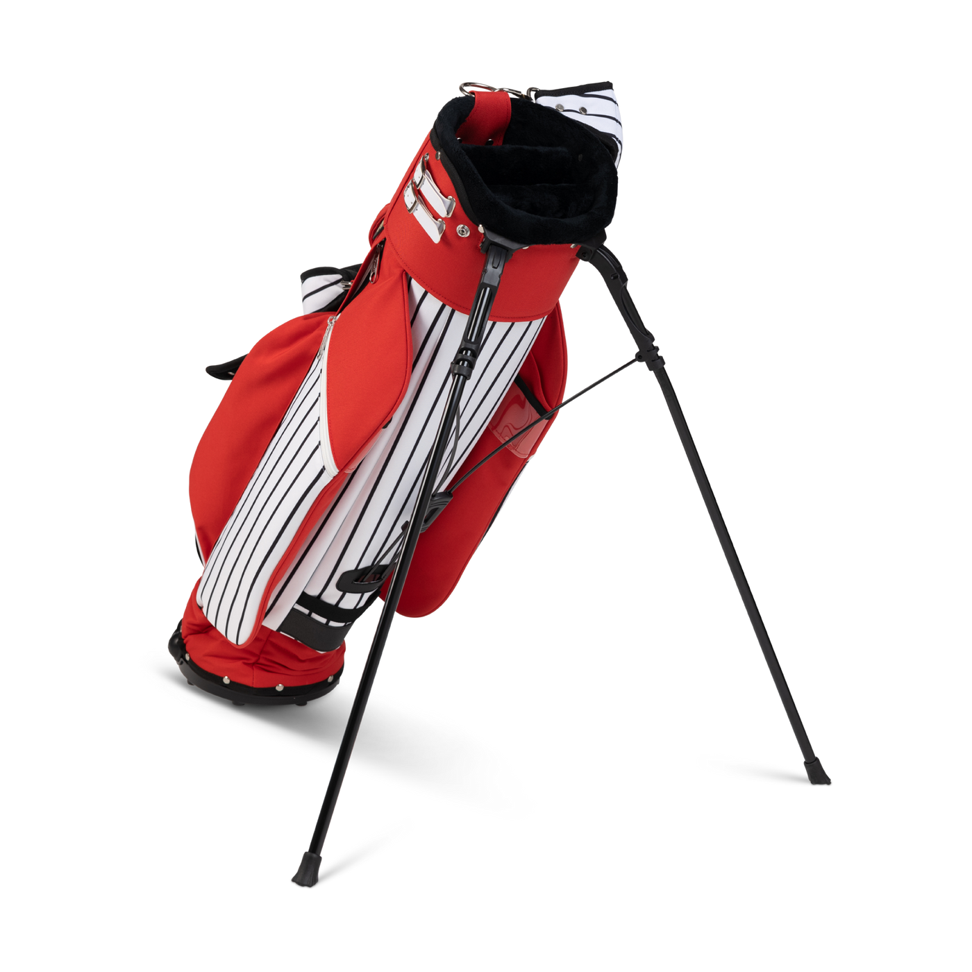 Classic Stand Bag - Red Pinstripe