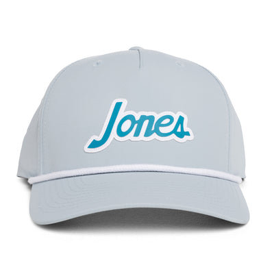 Retro Script Rope Hat - Mist Blue