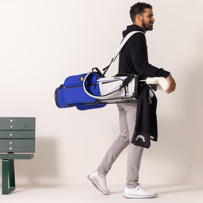 Rover Stand Bag - Cement/Cobalt Blue