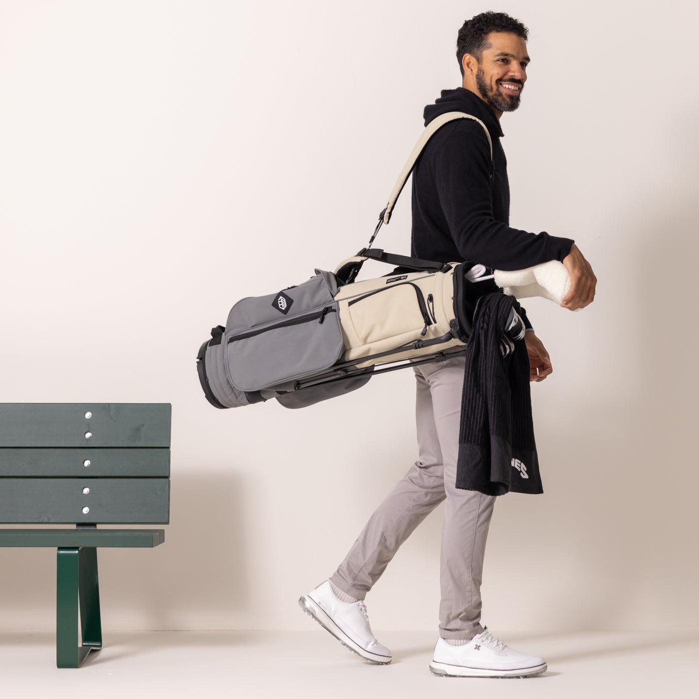 Rover Stand Bag - Field Khaki/Charcoal