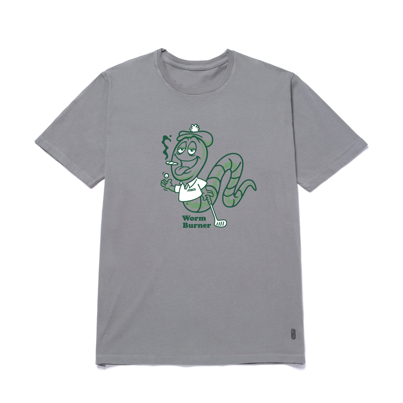 Worm Burner Tee Shirt - Ace Gray