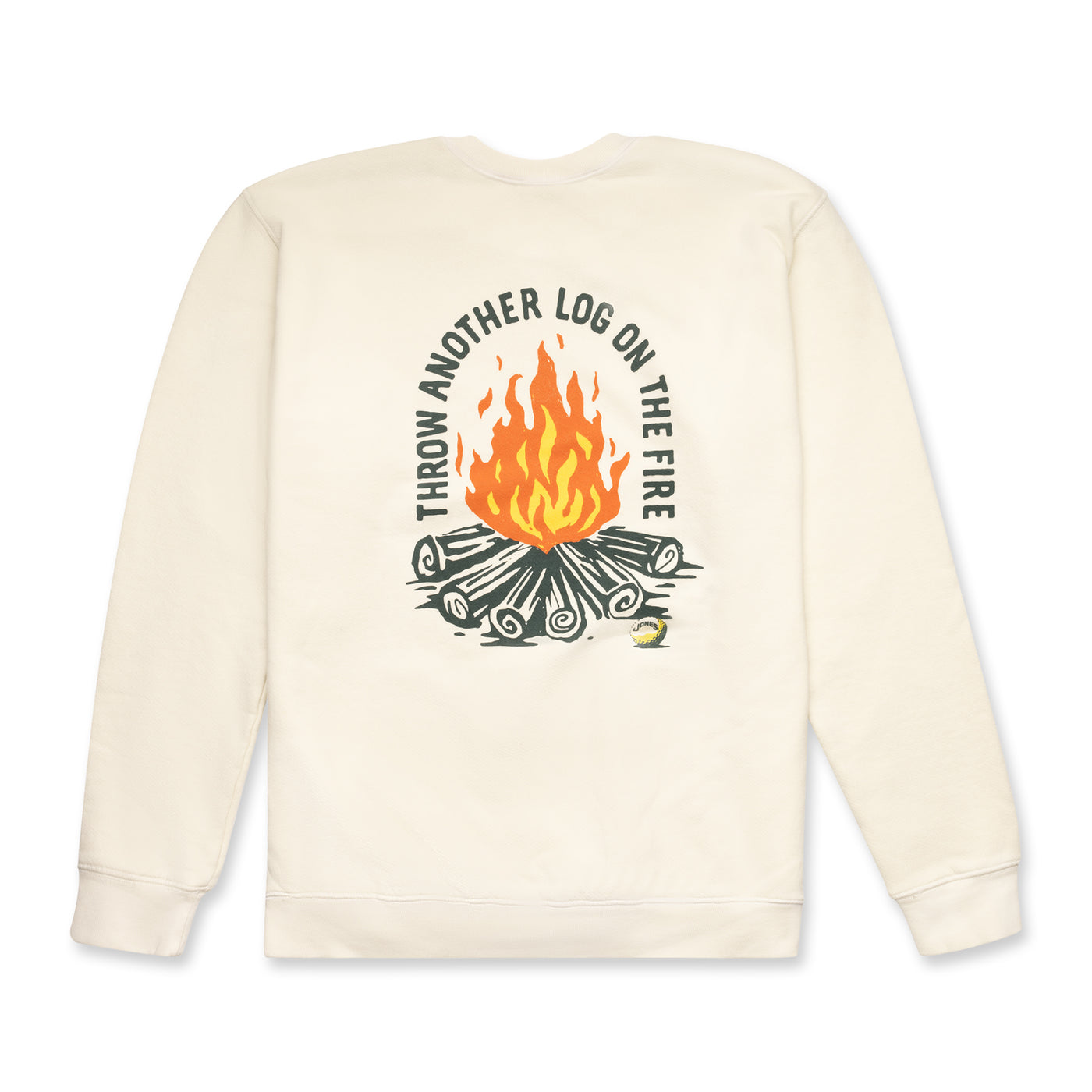 Throw Another Log Crew Neck - Cream