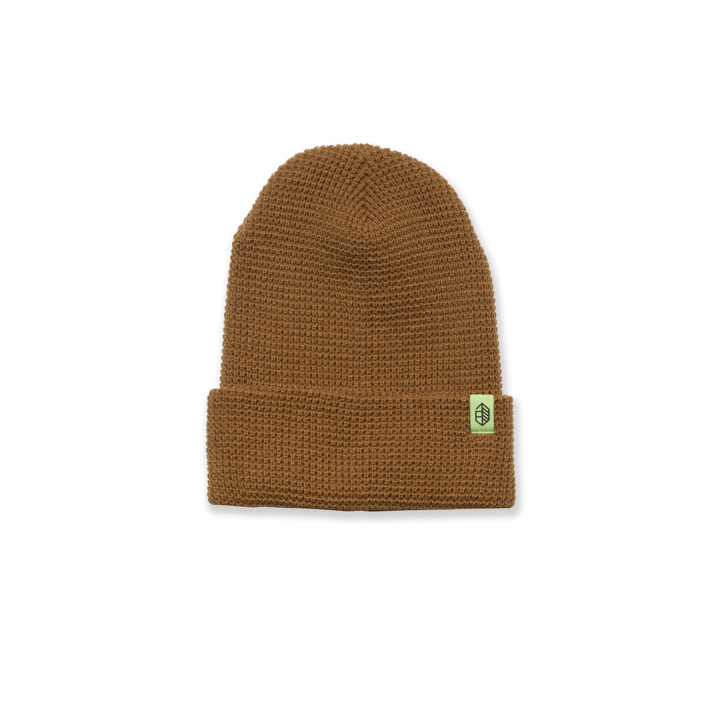 Utility Knit Beanie - Granola/Volt