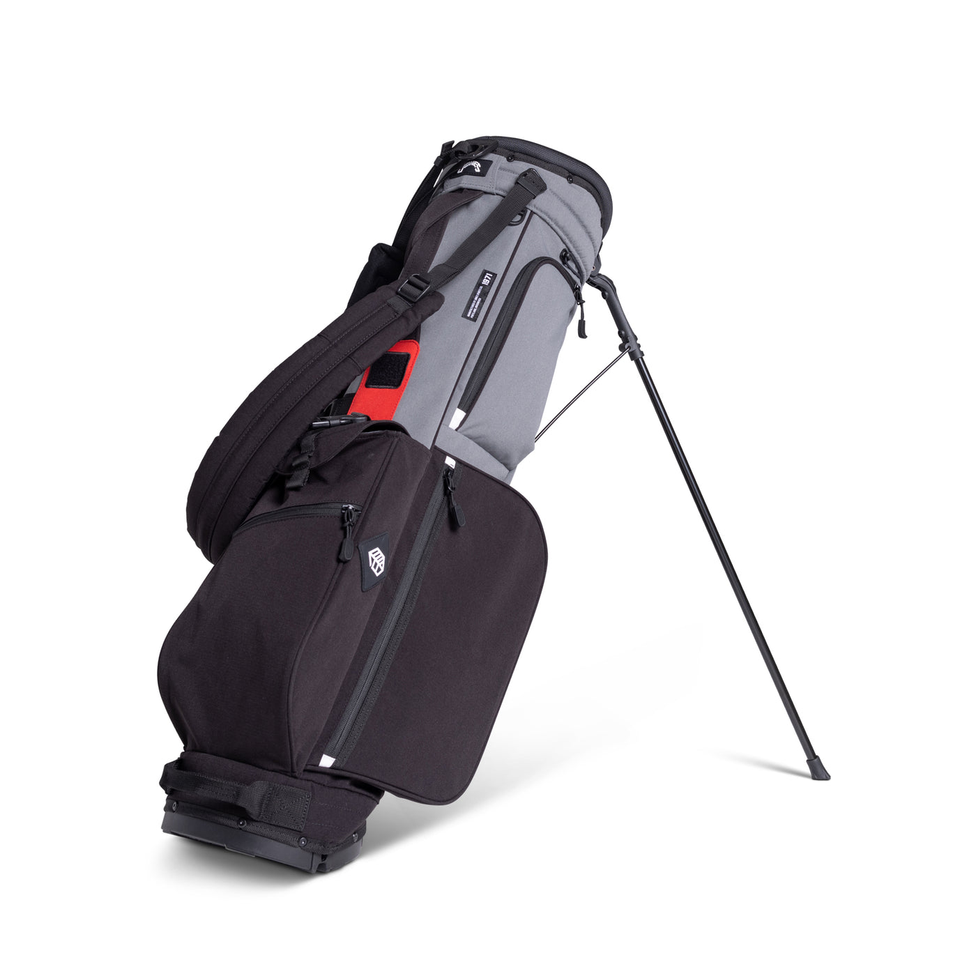 Rover Stand Bag - Charcoal/Black/Red