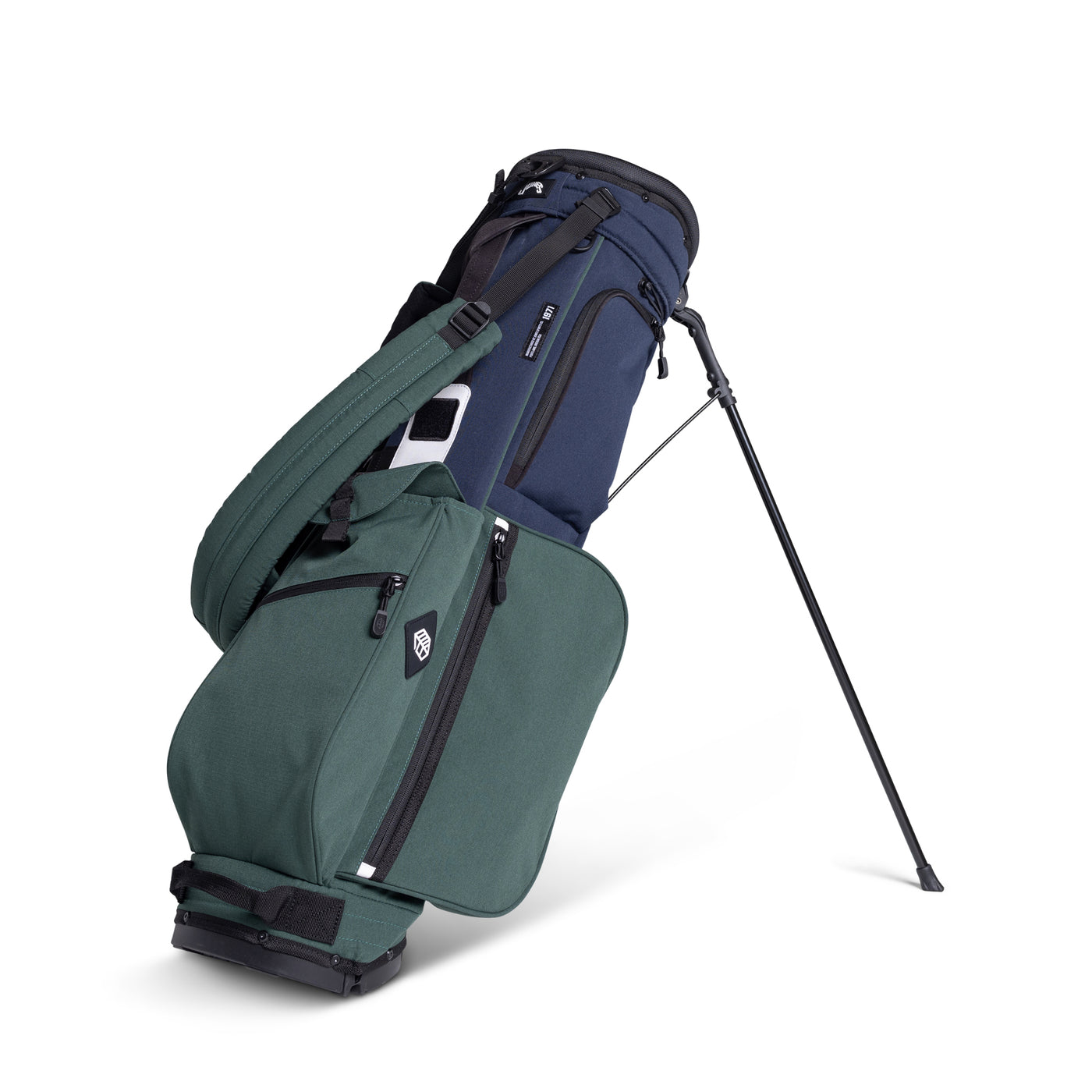 Rover Stand Bag - Navy/Dark Green