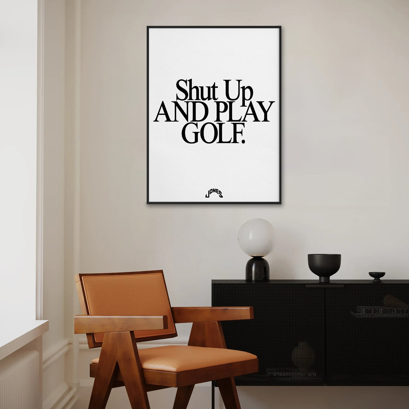 Shut Up and Play Golf - White