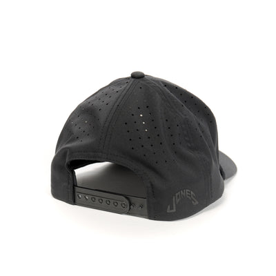 Circle Patch Rope Hat - Black